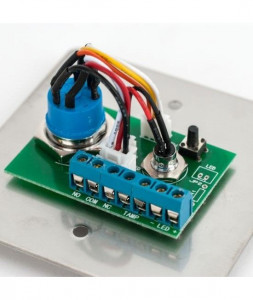 Buton de iesire incastrabil/aplicabil cu carcasa, cu cheie, cu led, KY-B-SS-2-rdgn - Img 4