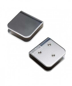 Contraplaca inoxidabila pentru montarea electromagnetilor de retinere pe usi de sticla, YDG-1