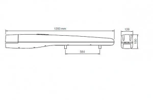 Kit automatizare poarta batanta, Nice, TO6024HS, TO6024HS COMPLET - Img 3