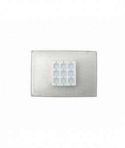 Placa dreptunghiulara perete, Nice, transparent, WRT