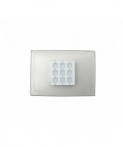 Placa dreptunghiulara perete, Nice, transparent, WRT