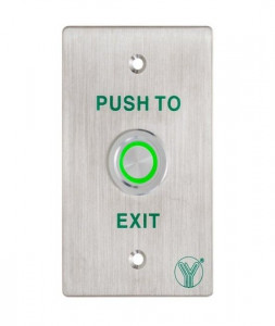 Buton de iesire incastrabil, piezoelectric, cu led de stare, PBS-820D(LED)