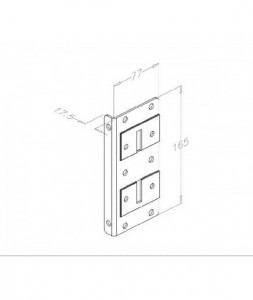 Suport inferior de rola, nereglabil, pentru sisteme cu arc in spate, ax rola 11mm, 295 kg, 431S - Img 2