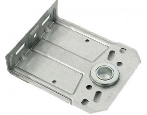 Suport ax cu rulment de mijloc, 2,5mm, galvanizat, ax de 1" distanta de la perete 86mm, 3086C - Img 2