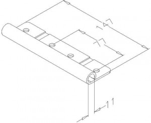 Suport rola, dubla, ax rola 11 mm, 447DOUB - Img 2