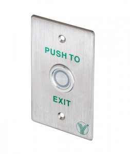 Buton de iesire incastrabil, piezoelectric, cu led de stare, PBS-820D(LED) - Img 2