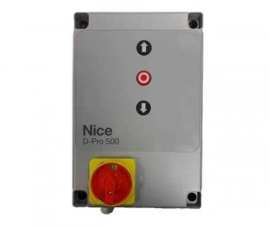 Centrala de comanda, Nice, pentru automatizari monofazice si trifazice, D-PRO500