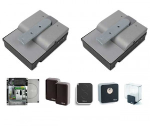 Kit automatizare ingropata pentru porti batante, Nice, S-FABKIT 2024, 2,3m, 24 Vcc, SFAB2024BDKCE