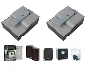 Kit automatizare ingropata pentru porti batante, Nice, S-FABKIT 2024, 2,3m, 24 Vcc, SFAB2024BDKCE
