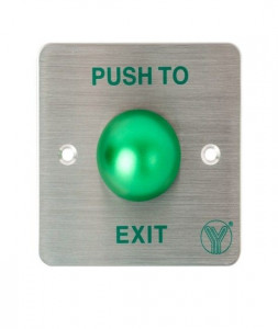 Buton de iesire incastrabil din inox, PBK-818B
