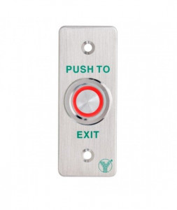 Buton de iesire incastrabil, piezoelectric, cu led de stare, PBS-820A(LED) - Img 2