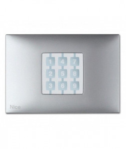 Placa dreptunghiulara perete, Nice, aluminiu, WRA