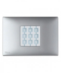 Placa dreptunghiulara perete, Nice, aluminiu, WRA