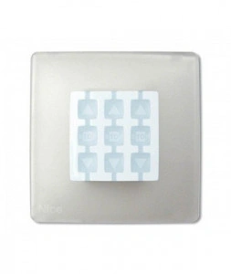 Placa patrata perete, Nice, transparenta, WST