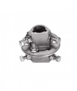 Cuplaj reglabil, ax, otel turnat, galvanizat 1" auriu, L=80mm, 703ST
