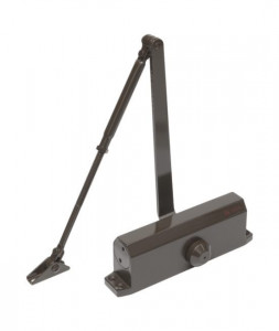 Amortizor hidraulic cu brat,pentru usi de 60-85kg, maro, SA-5044AW-bn