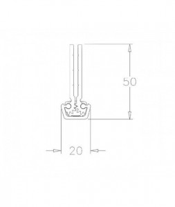 Balama Usa pietonala, 2,5m, 1034N - Img 2