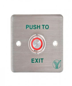Buton de iesire incastrabil, piezoelectric, cu led de stare, PBS-820C(LED) - Img 3