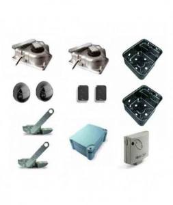 Kit automatizare poarta batanta ingropata, Nice, M-FAB HS COMPLET