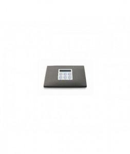 Placa dreptunghiulara perete, Nice, negru, WRB