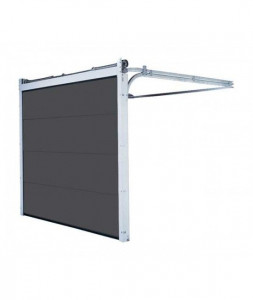 Usa de garaj sectionala, doorTECK, fara linie, gri antracit, 2800 x 2250 mm - Img 2