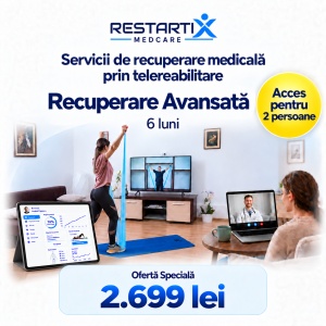 Servicii de recuperare medicală prin telereabilitare – RestartiX MedCare - Recuperare Avansată - 6 luni