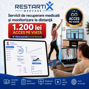 RestartiX MedCare - Acces pe Viață - Servicii de recuperare medicală și monitorizare la distanță
