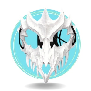 Maska Dragon Skull