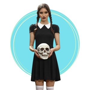 Kostim Wednesday Addams 3