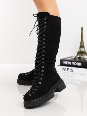 Γυναικείες Μπότες Kavita Μαύρο - Img 2