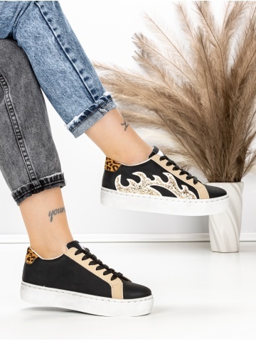 Γυναικεία αθλητικά παπούτσια Valencia Μαύρο - Img 4