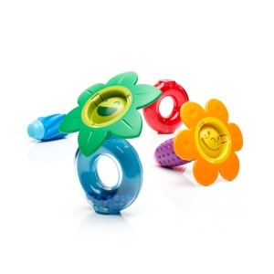 Primele Mele Sunete și Flori, Joc Magnetic Senzorial, 6 Piese - SmartMax - Img 2
