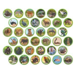 Set magnetic Montessori - Animale din Africa - Img 2