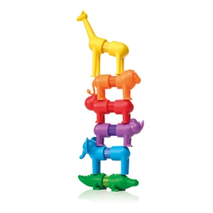 Primele Mele Animale Safari, Joc Magnetic de Construcție, 18 Piese - SmartMax - Img 3