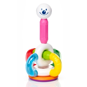 Primele Meu Turn cu Inele, Joc Magnetic Senzorial, 10 Piese - SmartMax - Img 3