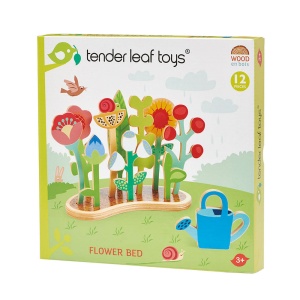 Set Grădinărit din Lemn pentru Copii – Pat de Flori cu Accesorii Flower Bed - Tender Leaf Toys - Img 1