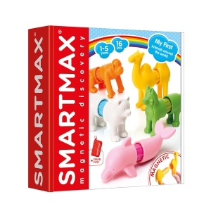 Primele Mele Animale din Întreaga Lume – Joc Magnetic My First Animals Around the World, 16 Piese - SmartMax
