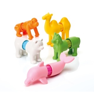 Primele Mele Animale din Întreaga Lume – Joc Magnetic My First Animals Around the World, 16 Piese - SmartMax - Img 2
