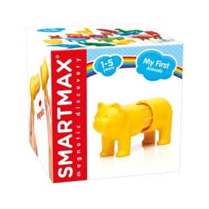 Ursul – Joc Magnetic My First Safari Animals, 3 Piese, SmartMax