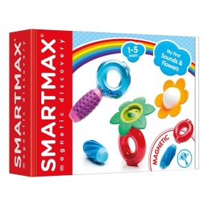 Primele Mele Sunete și Flori, Joc Magnetic Senzorial, 6 Piese - SmartMax - Img 1