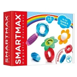 Primele Mele Sunete și Flori, Joc Magnetic Senzorial, 6 Piese - SmartMax
