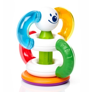 Primele Meu Turn cu Inele, Joc Magnetic Senzorial, 10 Piese - SmartMax - Img 2