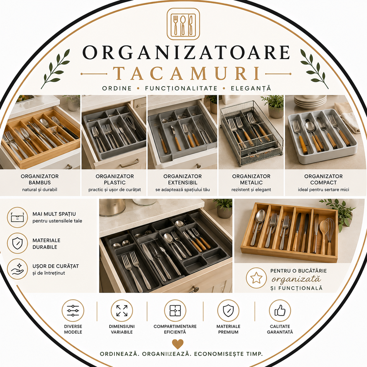 Organizatoare tacamuri
