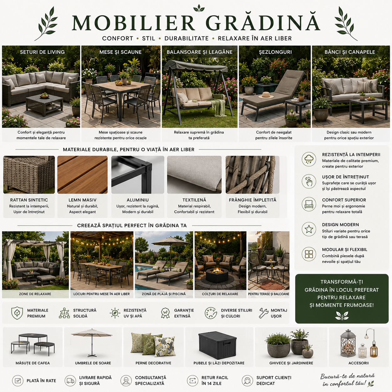 MOBILIER GRADINA