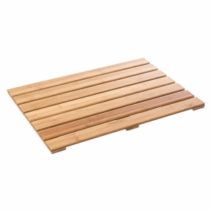 Gratar baie 5Five Bamboo din bambus natural, 53×36 cm, bej