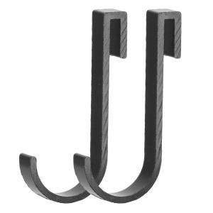 Raft de baie cu 2 agatatori, 2 sisteme instalare pe perete, aluminiu, 32x12x4cm, negru - Img 3