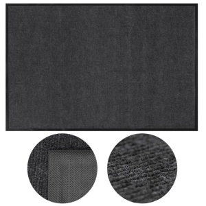 Covoras intrare absorbant antimurdarie, PVC antiderapant, 90×150 cm, gri - Img 2