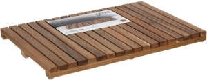 Gratar dus 5Five Acacia din lemn de salcam, antiderapant, 53x36x3 cm, natur - Img 2