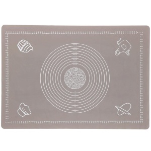 Plansa din silicon alimentar de framantat aluat, rezistenta la temperaturi ridicate, 65x45cm, gri - Img 6