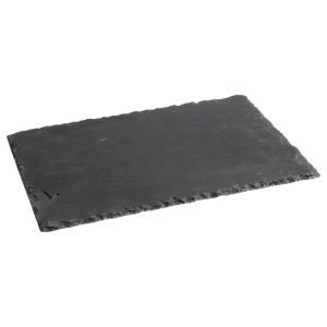 Platou servire Atmosphera ardezie, 20×30 cm, negru